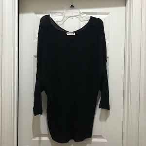 Oversized Sweater Dress - Black